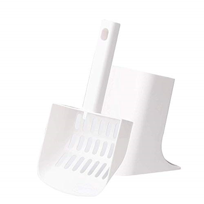 cat litter scoop with stand